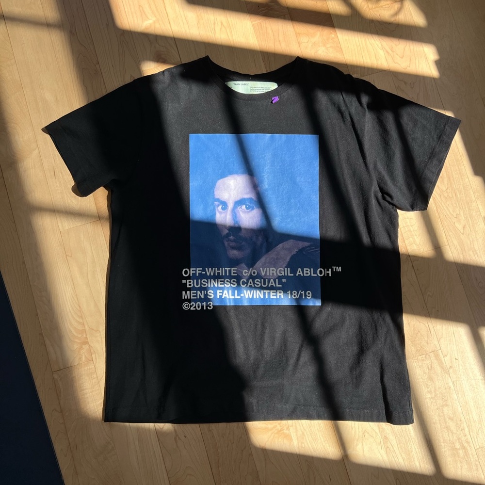 Off-White Tee — Designed by Virgil (Bernini “Business Casual” Tee)